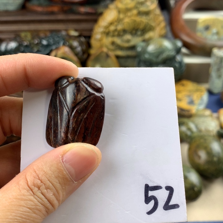 岫岩河磨玉（透闪石质玉）挂件未镶嵌卧*轩