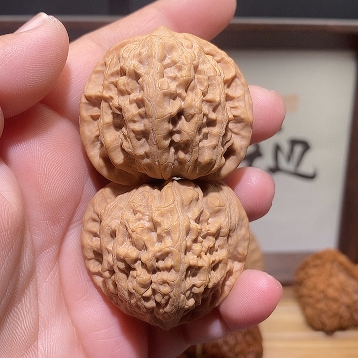 文玩核桃把件40蓟县野生文玩