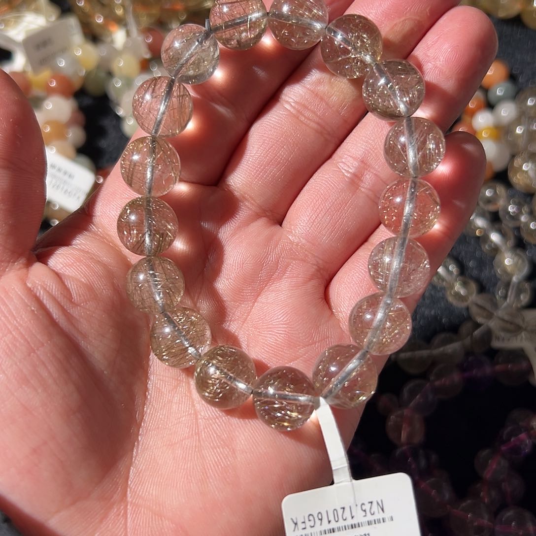 未镶嵌手链水晶银发