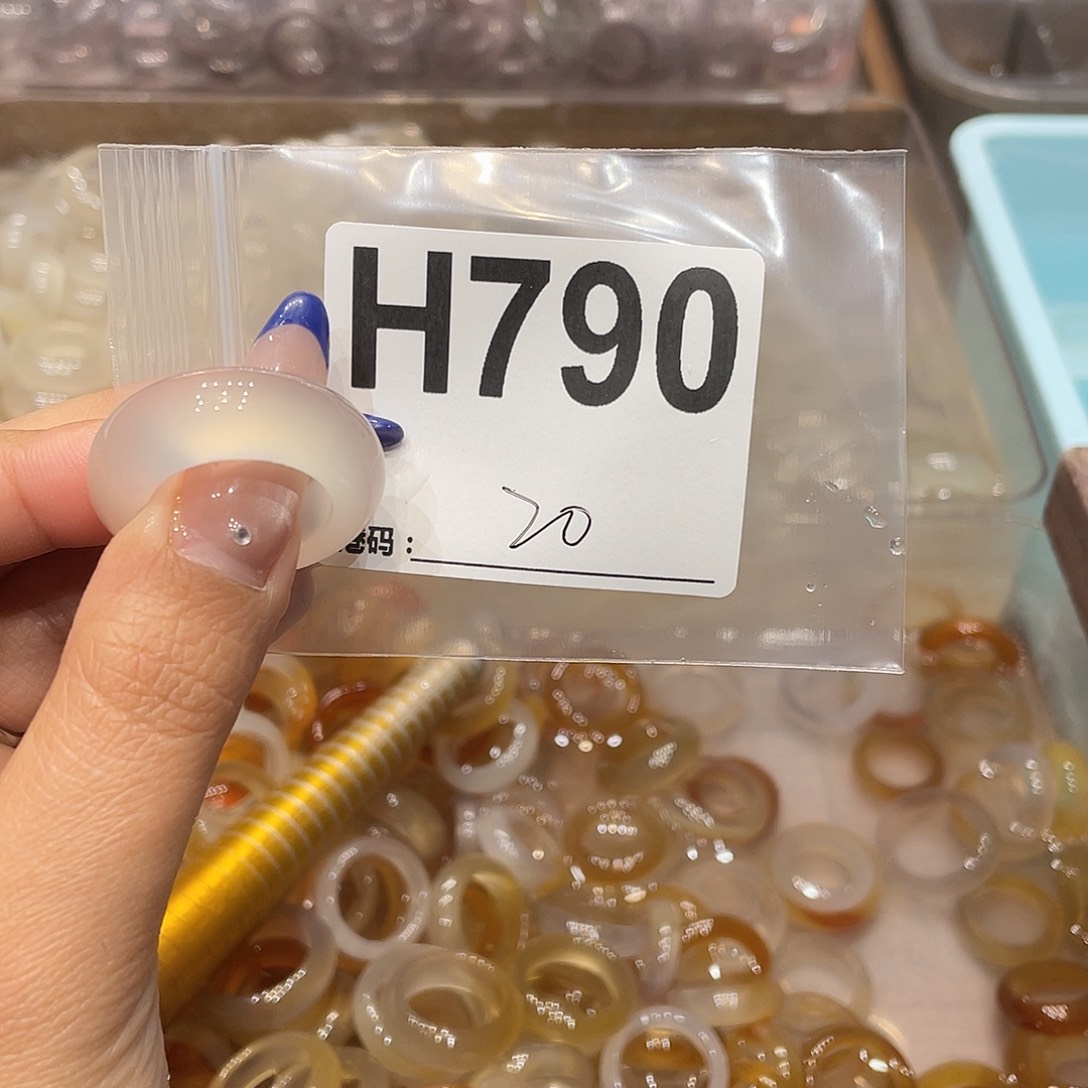 玛瑙/玉髓未镶嵌戒指790