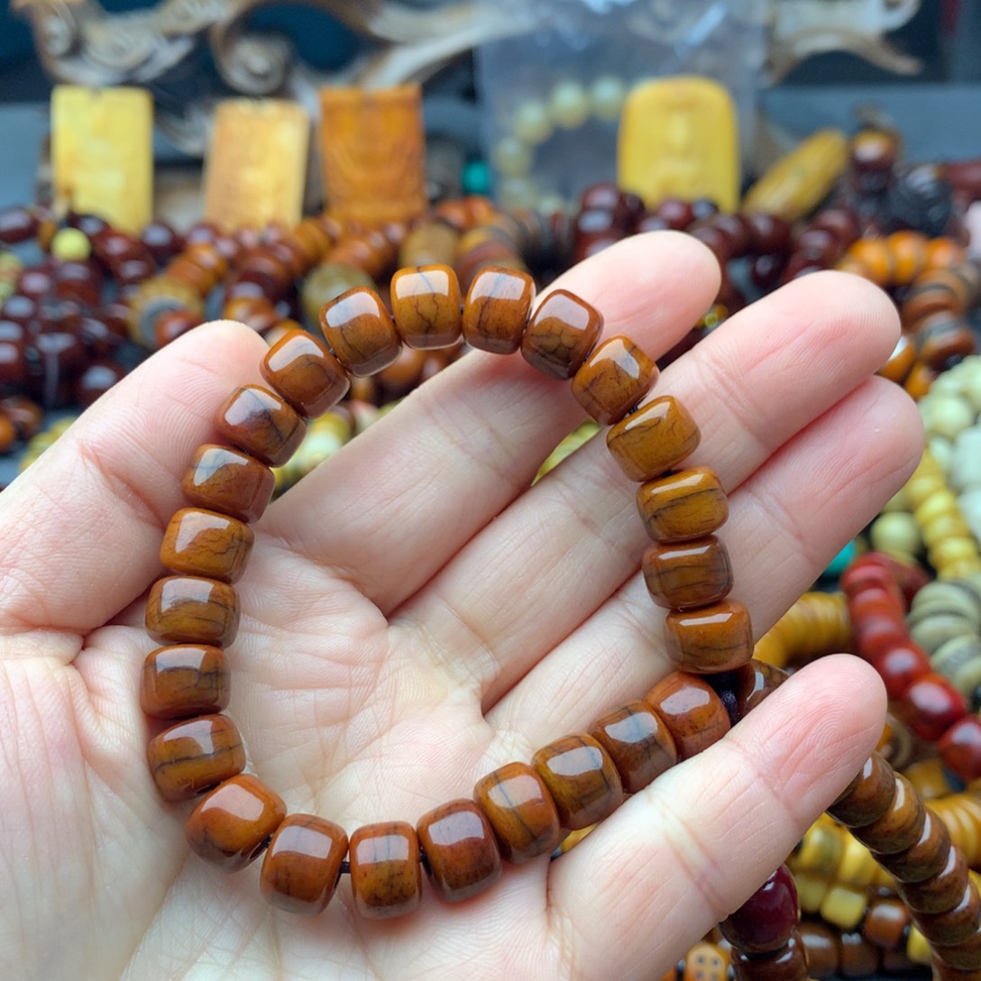 沐****手串/手链牛骨牦牛骨手串