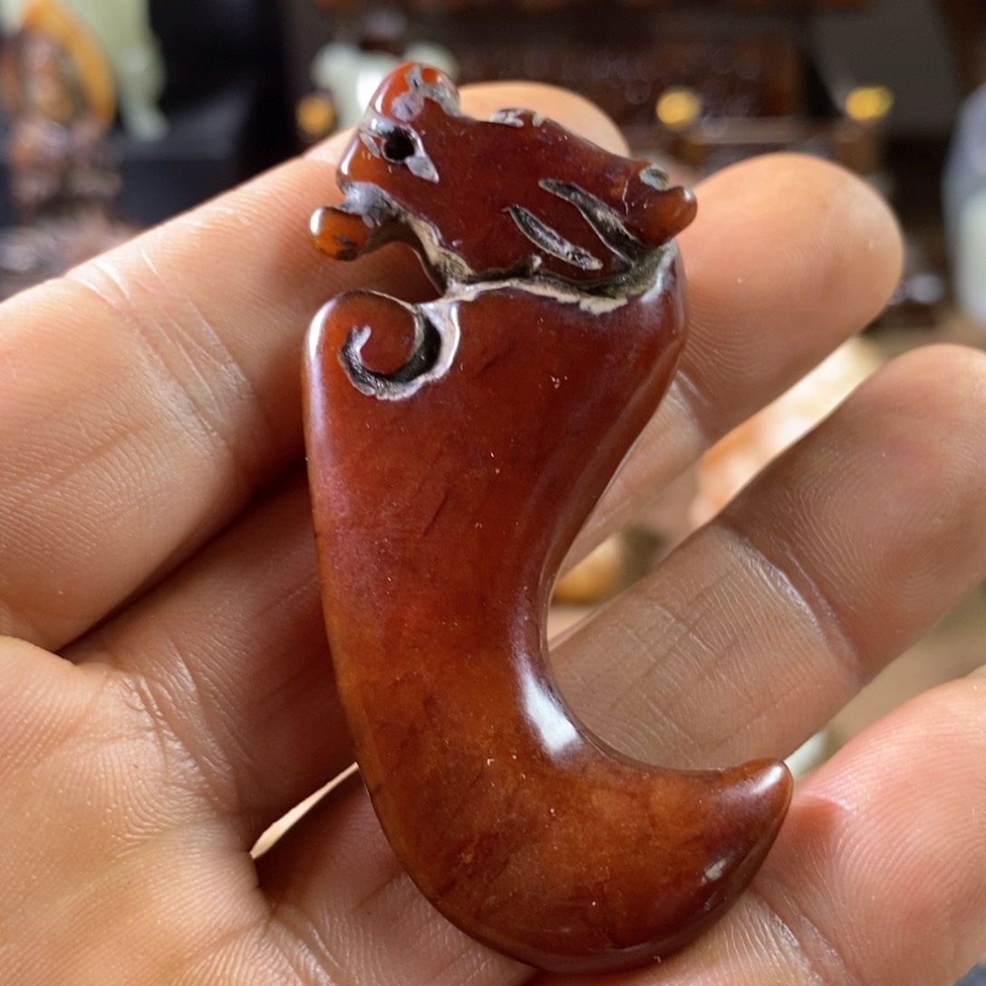 和田玉（糖玉）颈饰未镶嵌