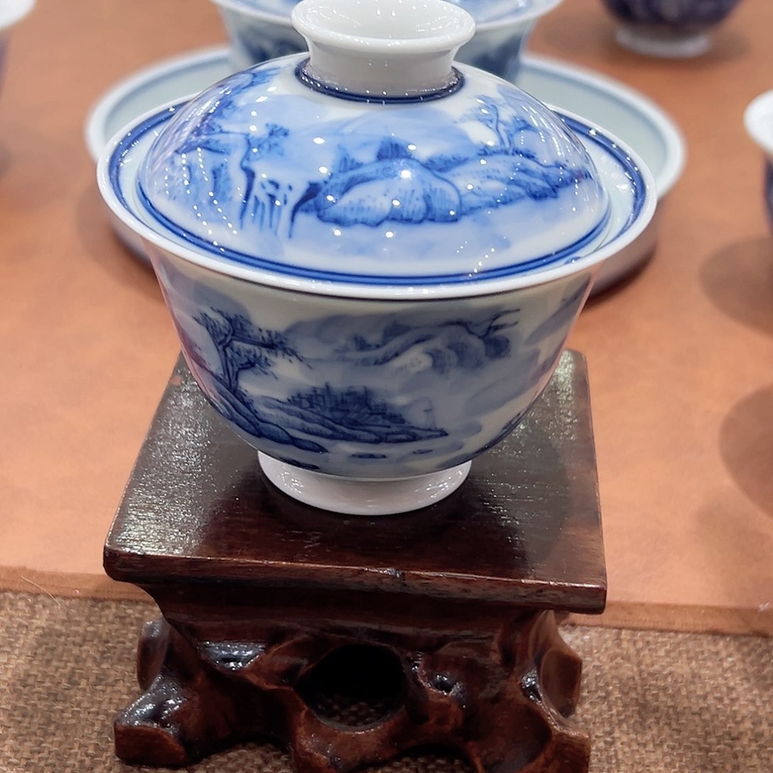 沿***景正宗 景德镇柴窑盖碗福利价