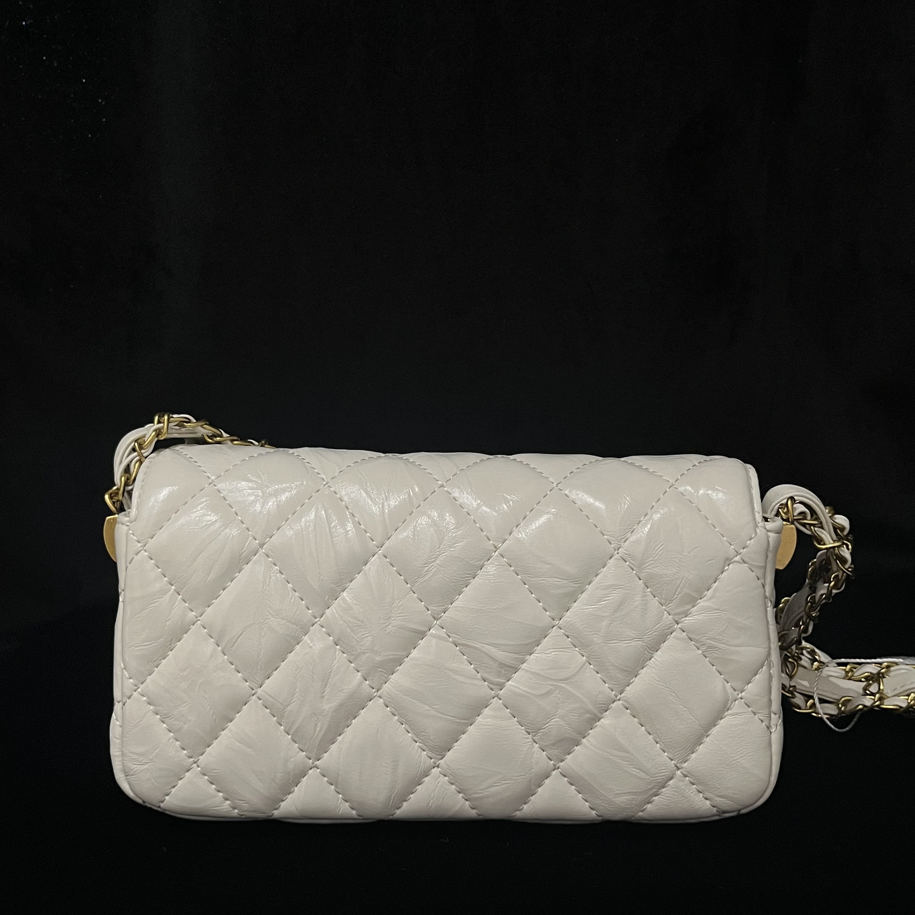 COCO DICV2025新款高端定制时尚女包 宽肩带棍 黑色白色 80076