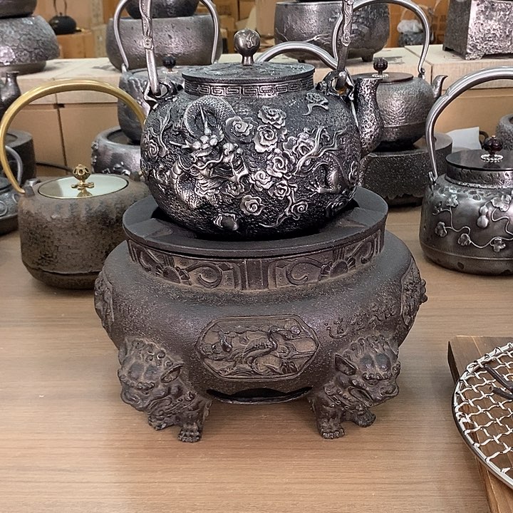 1伍兽碳炉+砂铁龙1200毫升纯手工打造