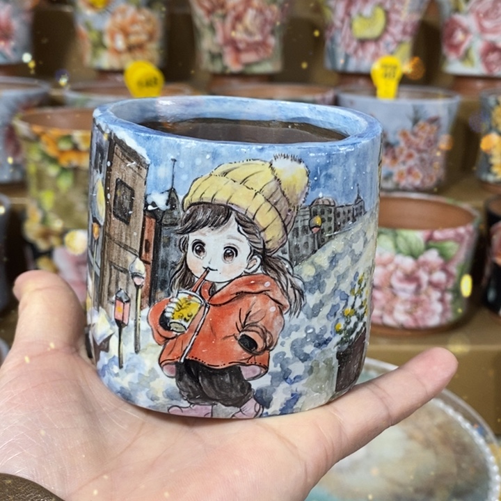 小丽精品花盆特价6.5/7.5