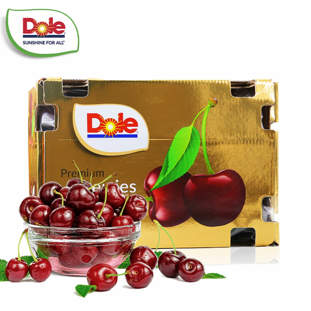 【顺丰包邮】海运金都乐智利桑提娜车厘子3J净重5斤内附果径卡