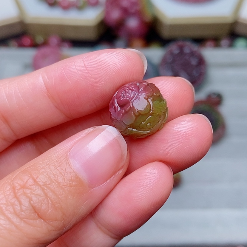 【闪购商品】未镶嵌玛瑙/玉髓珠宝半成品心**花盐源玛瑙定制