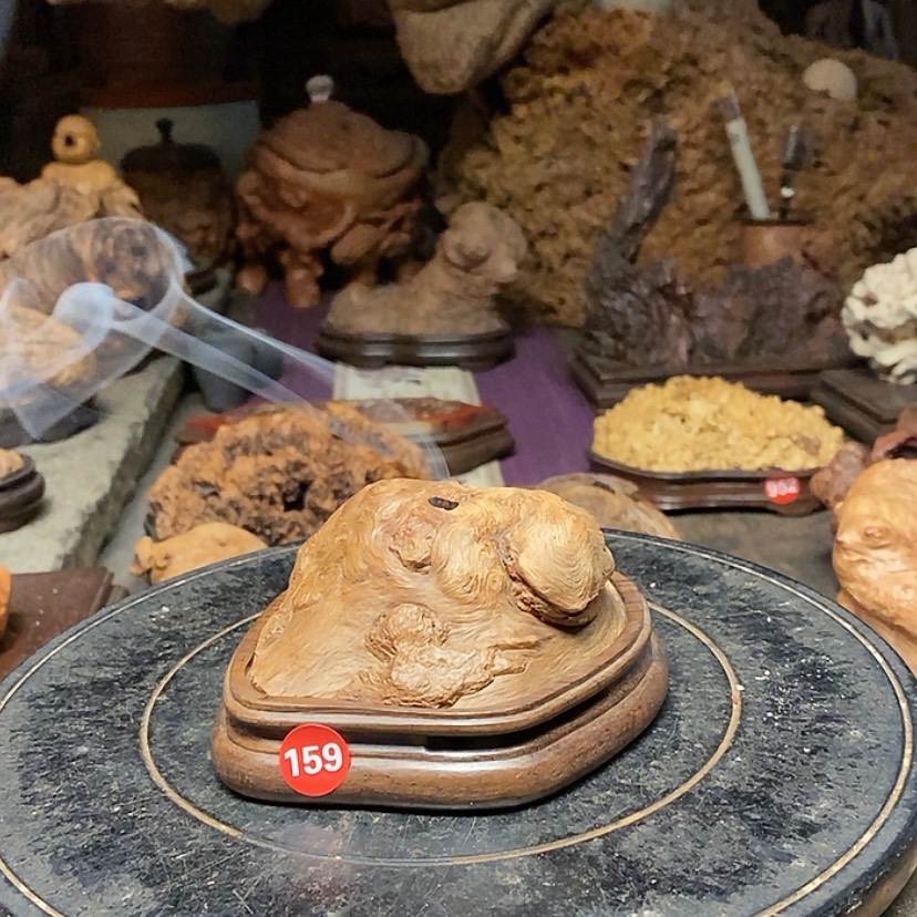 【闪购商品】159号荔枝木香炉工艺