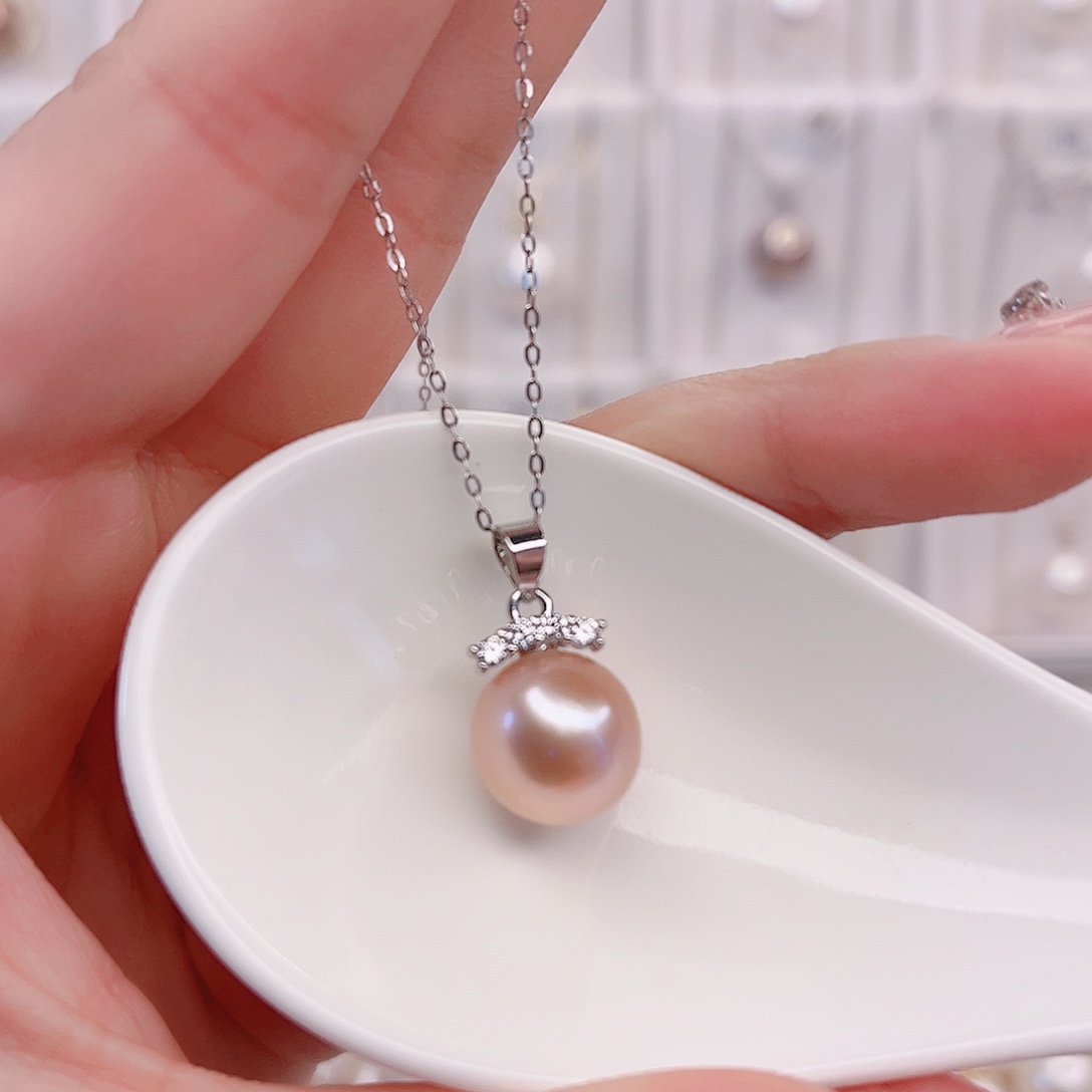 未镶嵌淡水珍珠吊坠(赠链)