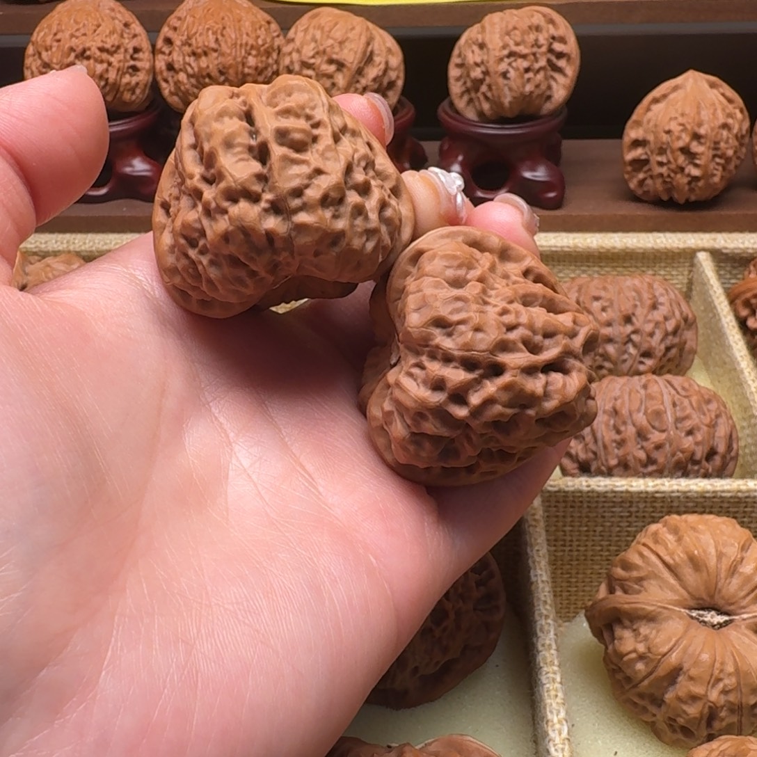 吊坠文玩核桃40➕蛤蟆头