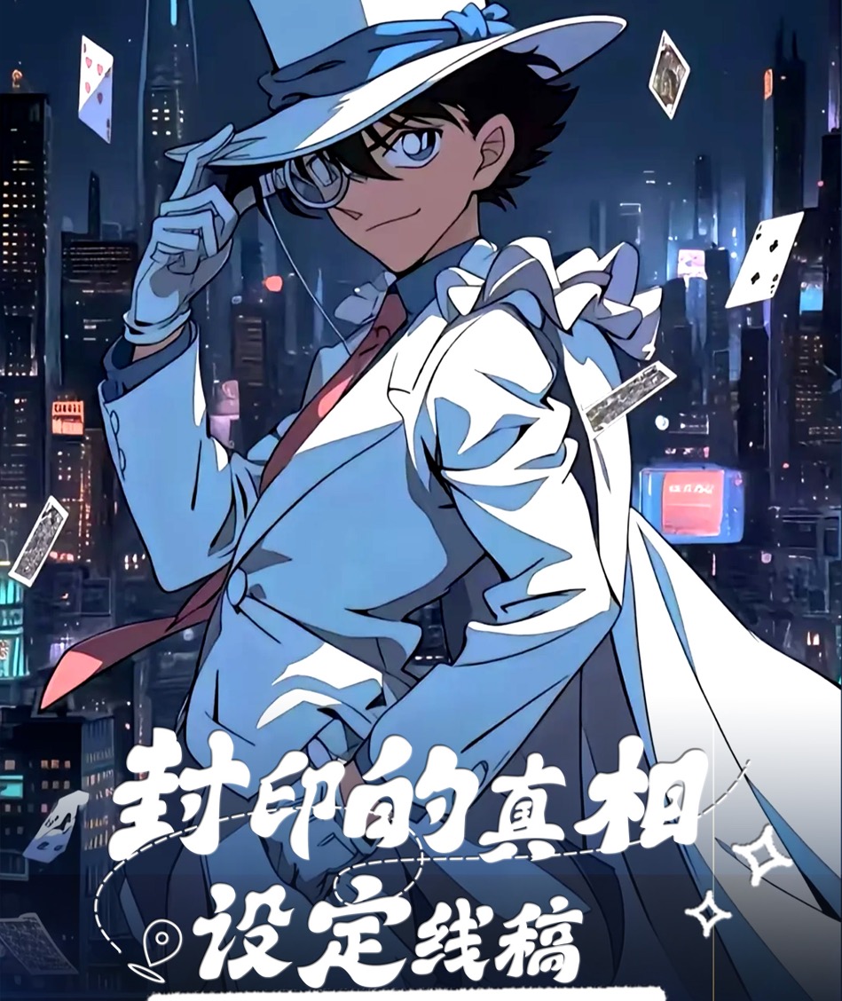 【一番s】名侦探柯南《封印的真相》设定线稿撕撕乐盲盒代拆