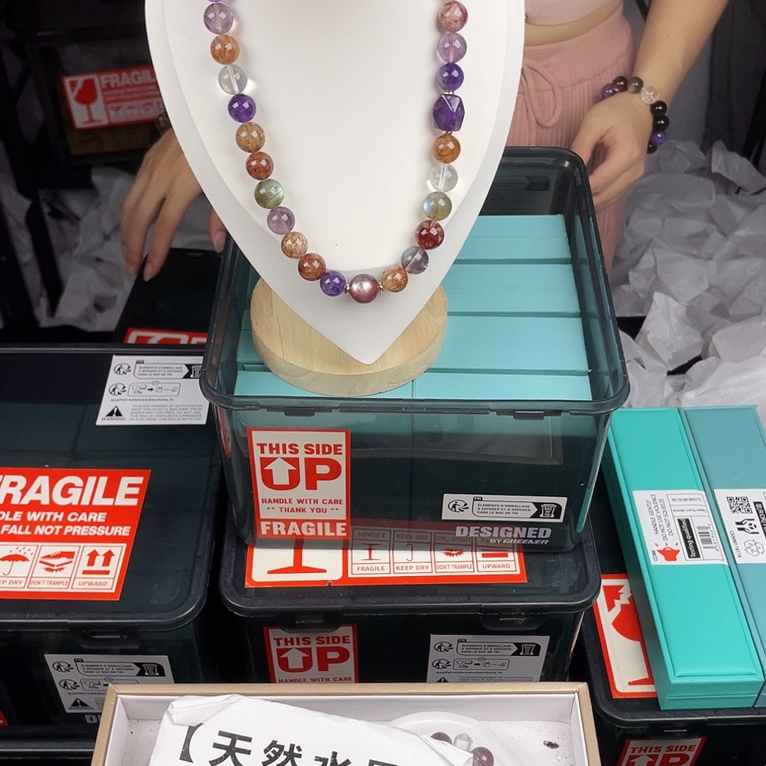 水晶手链银S925镶嵌