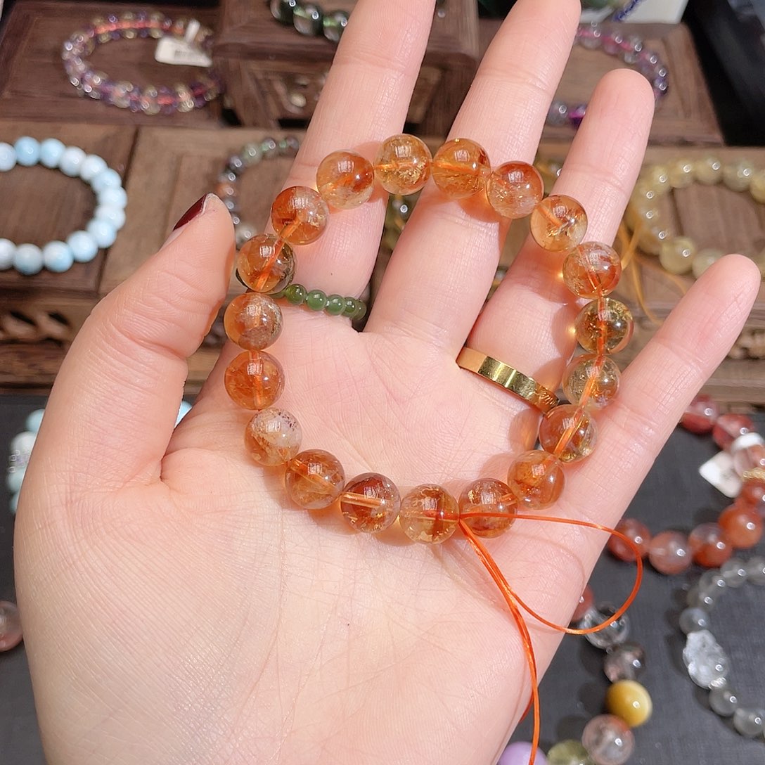 水晶手链未镶嵌将水晶