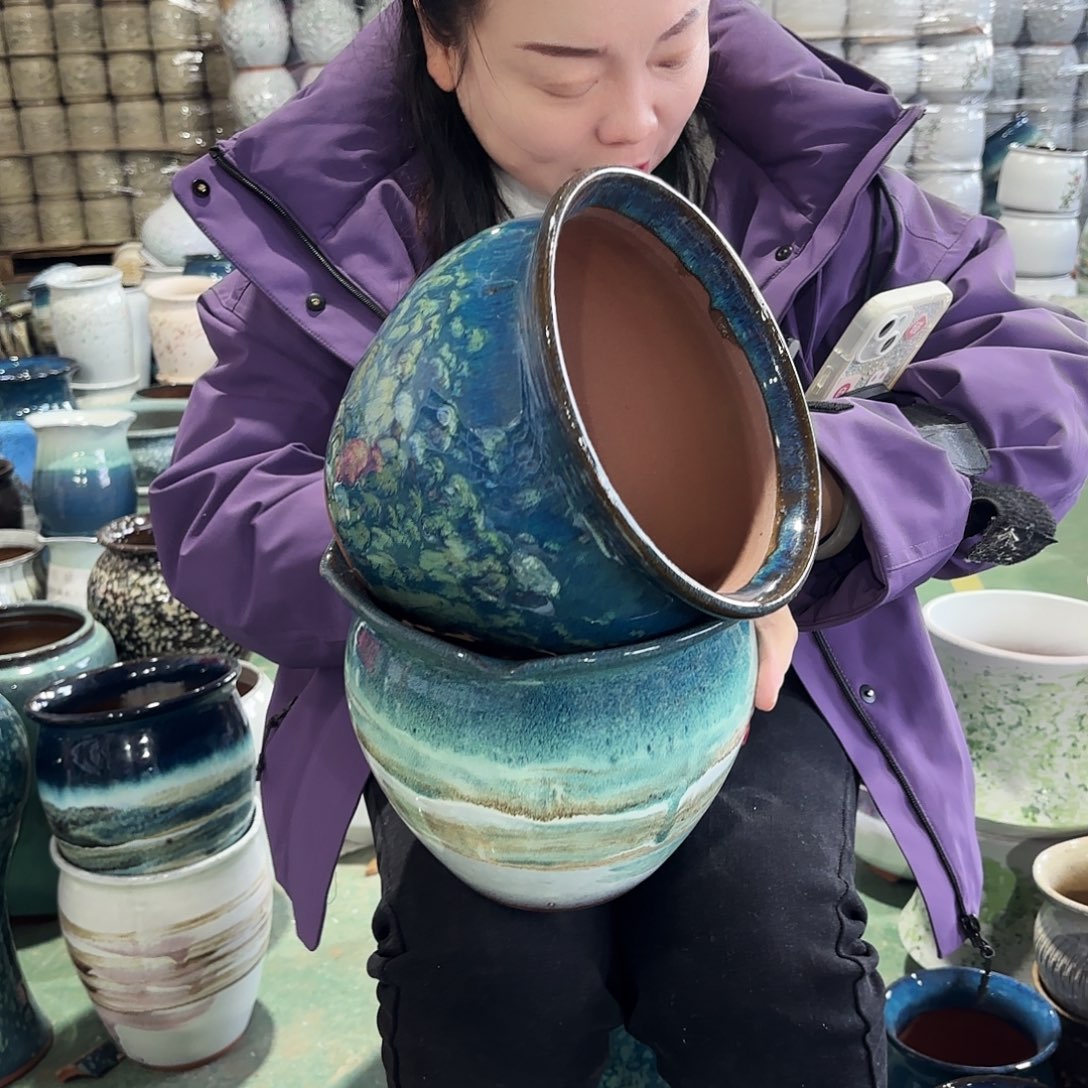 正品两个高18/20红陶