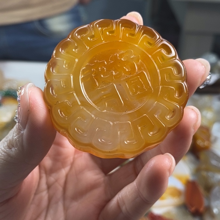 玛瑙/玉髓吊坠(不含链)未镶嵌