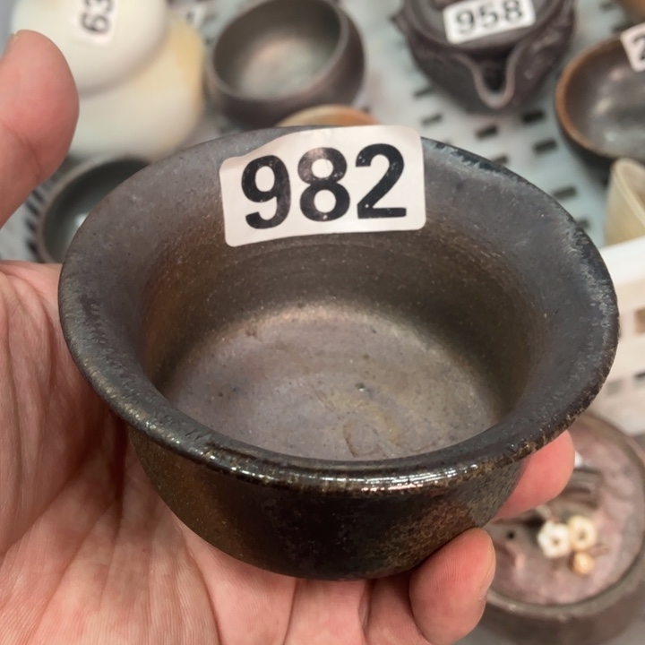 柴烧茶具茶杯大放漏