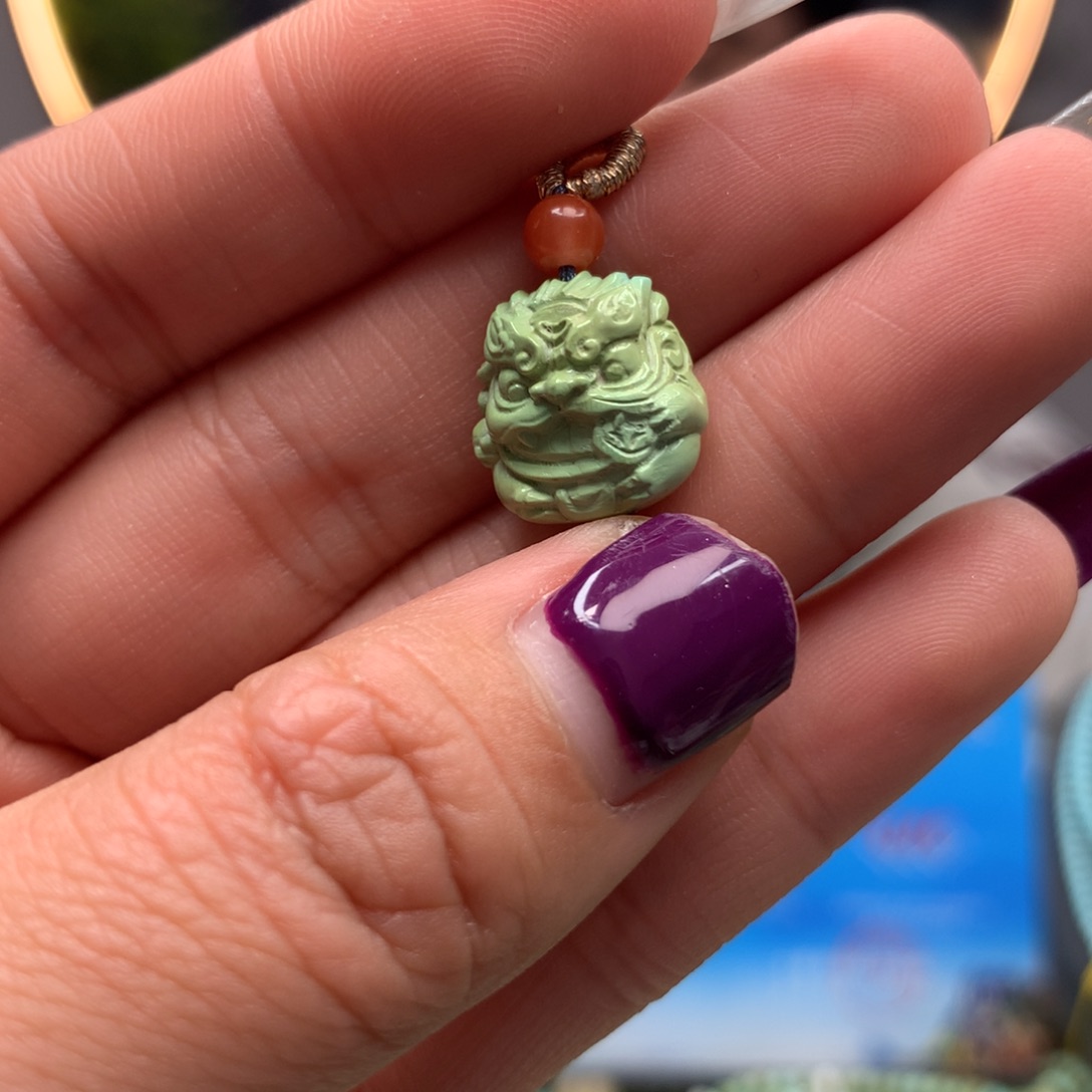 绿松石挂件未镶嵌