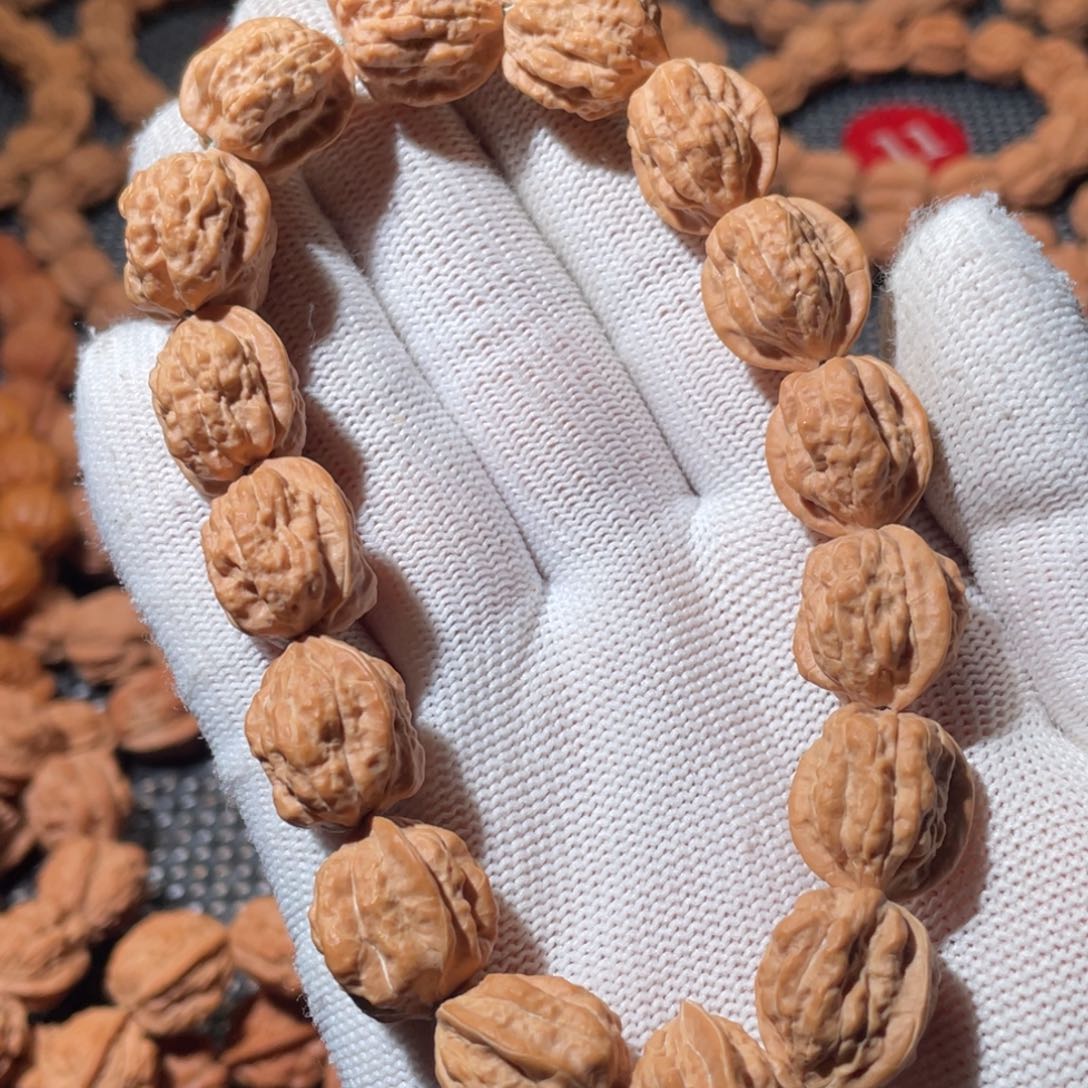 阿***生手串文玩核桃嵩山蛤蟆头原皮肌肉蛙小手持