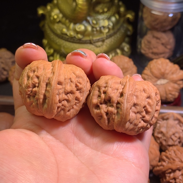 吊坠文玩核桃39尺元宝，有修