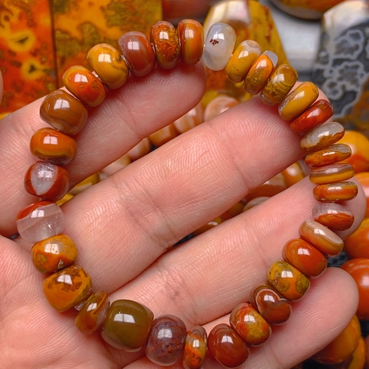 玛瑙/玉髓未镶嵌手串