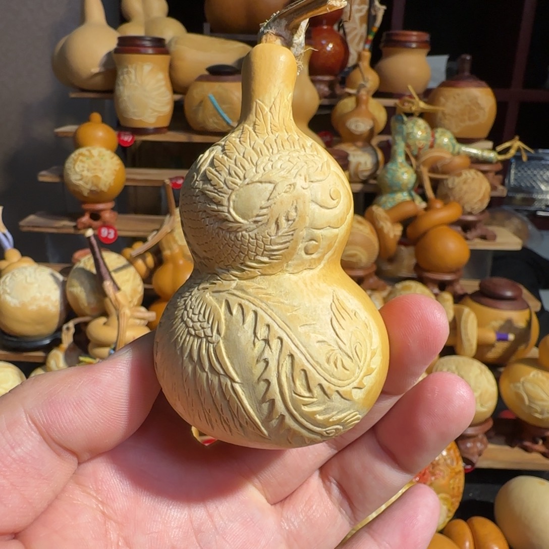 有机玻璃凤凰八宝雕刻