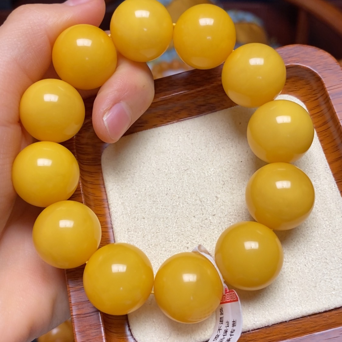 【闪购商品】蜜蜡手链未镶嵌手串