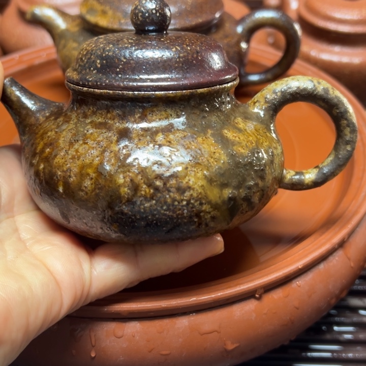 马***勇紫砂茶壶宜兴原矿金丝楠木