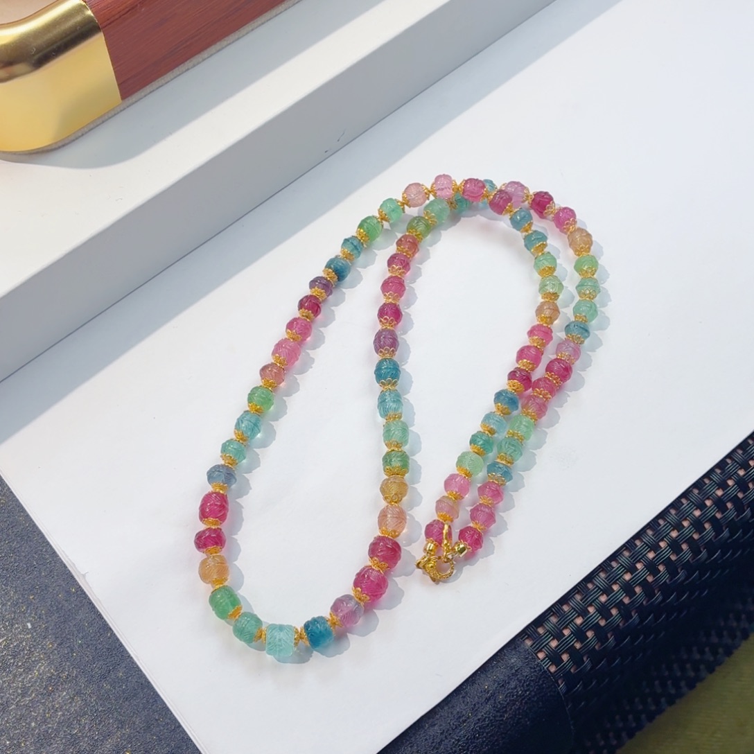 项链未镶嵌碧玺碧玺项链