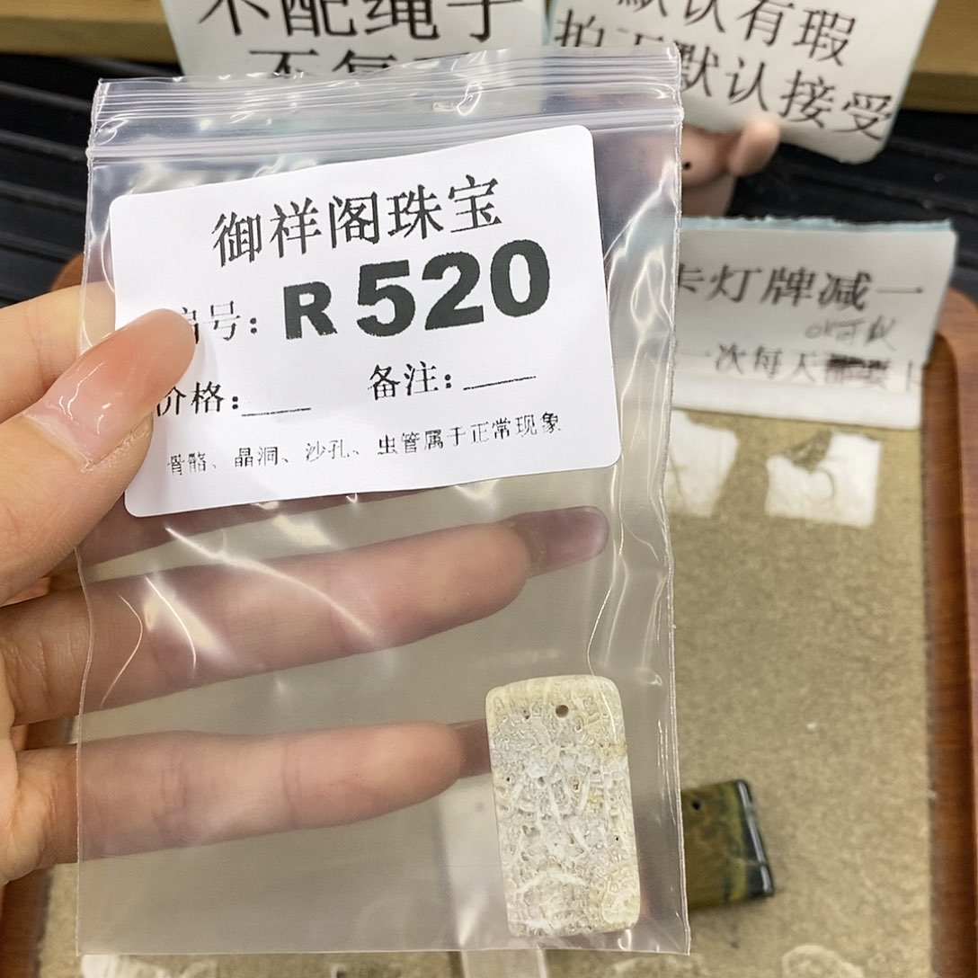 硅化珊瑚（珊瑚玉）未镶嵌颈饰远****的