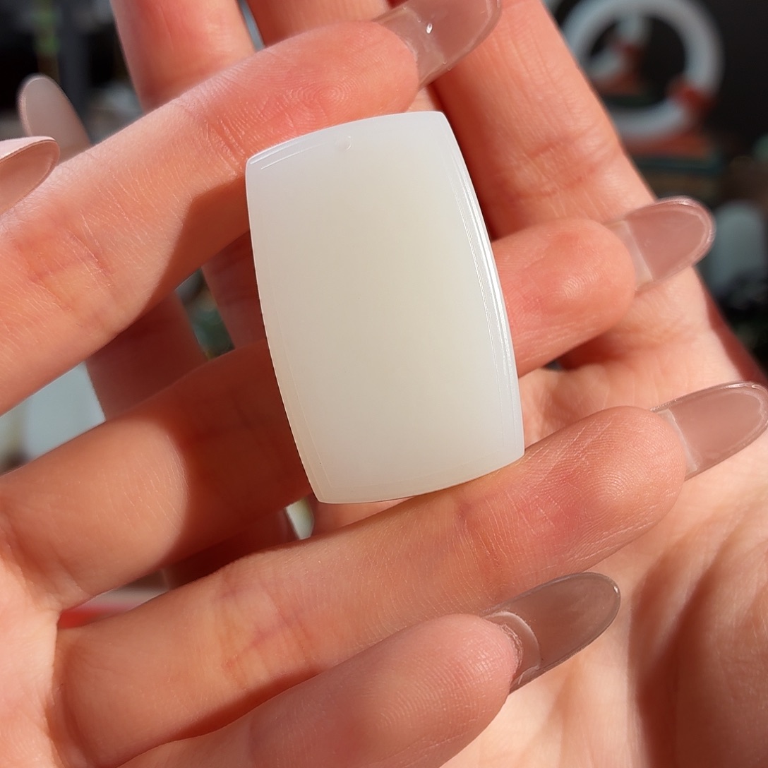 和田玉未镶嵌颈饰T