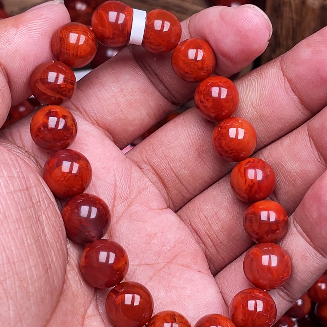 哎***喂南红玛瑙未镶嵌手链南红瓦西卡11