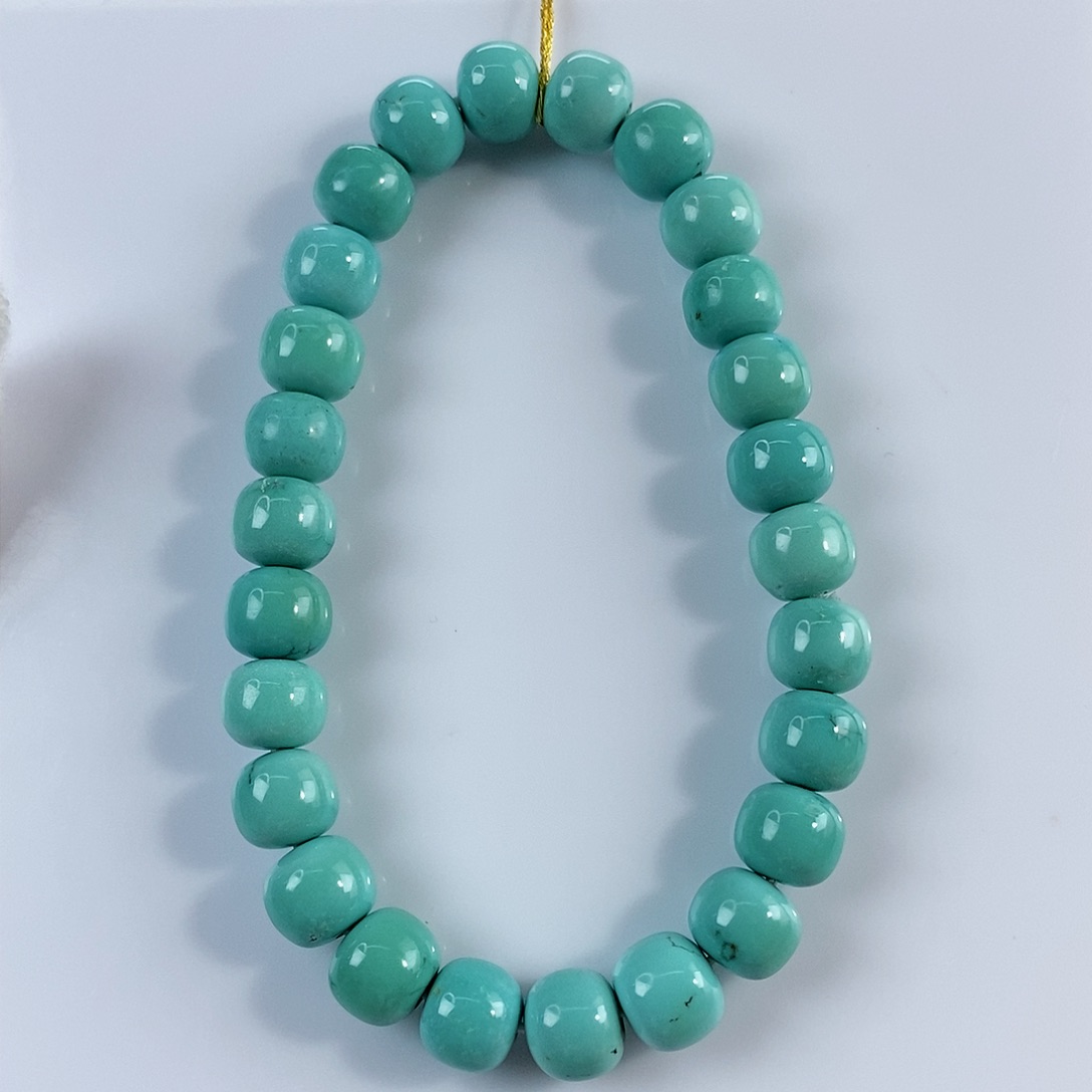 绿松石珠宝奇石未镶嵌8mm+