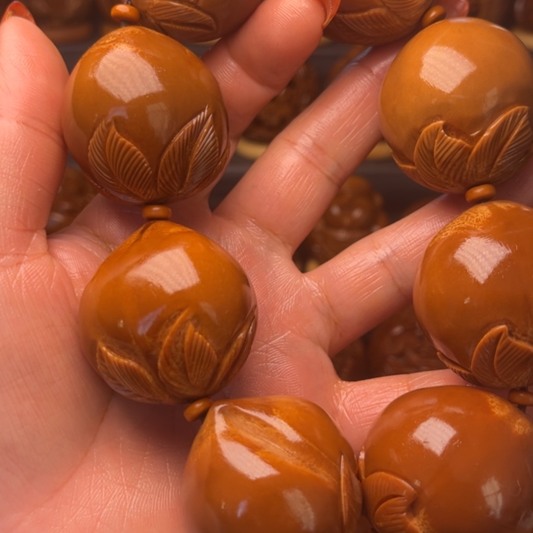 心***海手串/手链橄榄核寿桃手持