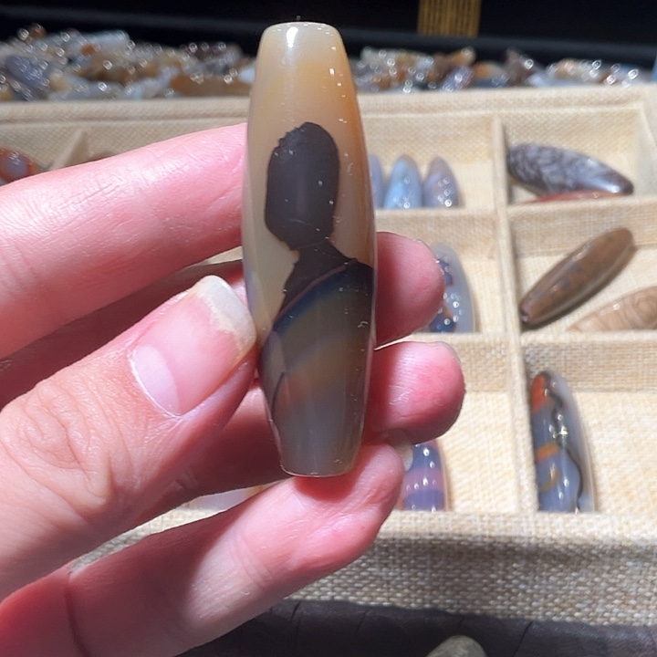 玛瑙/玉髓吊坠(不含链)未镶嵌