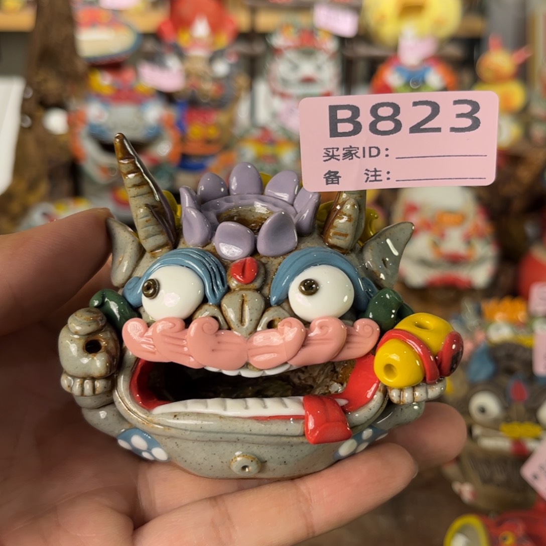 泥塑纯手工茶宠摆件
