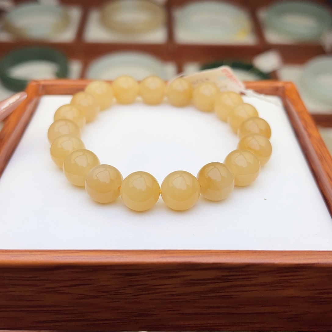 和田玉未镶嵌手串10mm