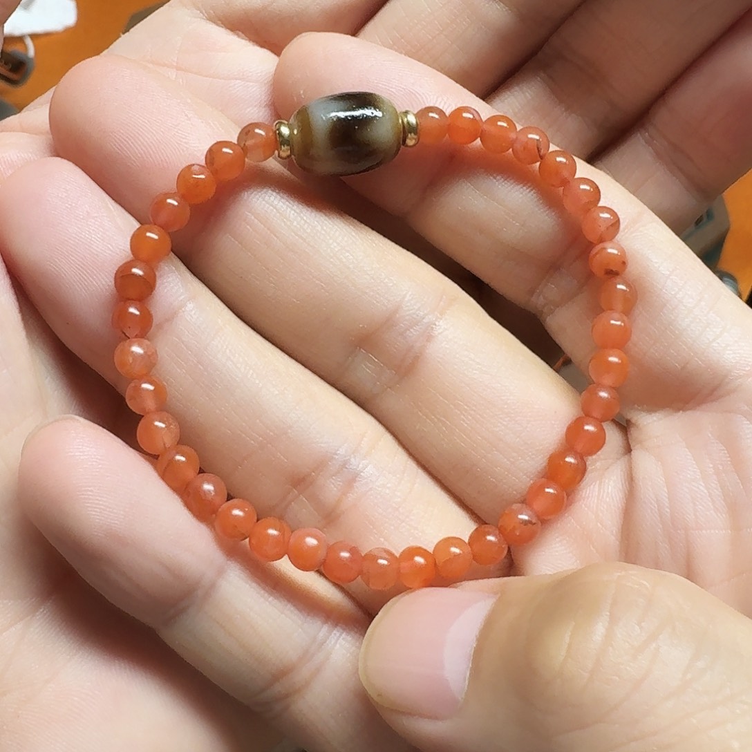 玛瑙/玉髓未镶嵌手链