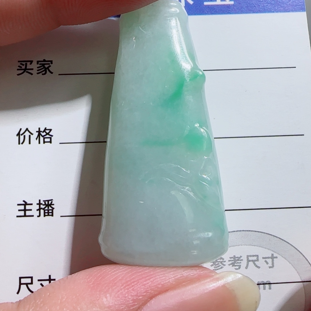 颈饰未镶嵌翡翠竹节