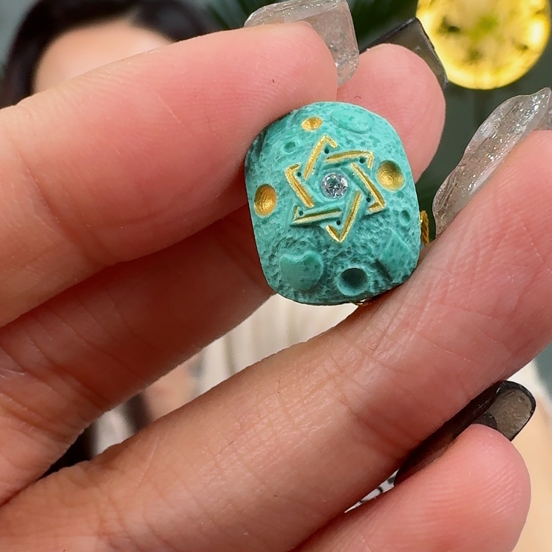 绿松石珠宝奇石未镶嵌