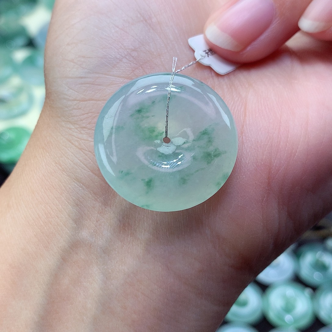 翡翠颈饰未镶嵌21尺寸26-6.0