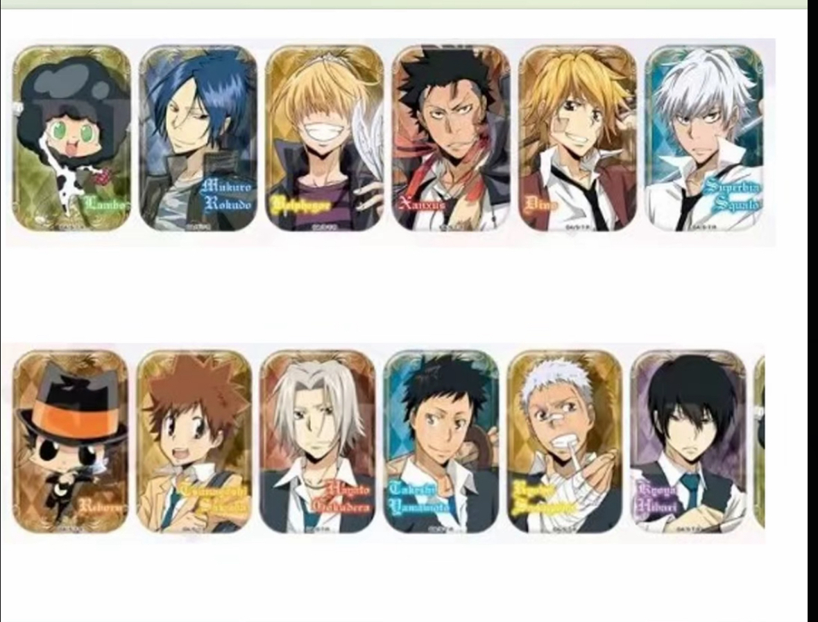 【泥酱谷谷】BW2025三月兽场贩 家庭教师圆角方吧唧徽章盲抽