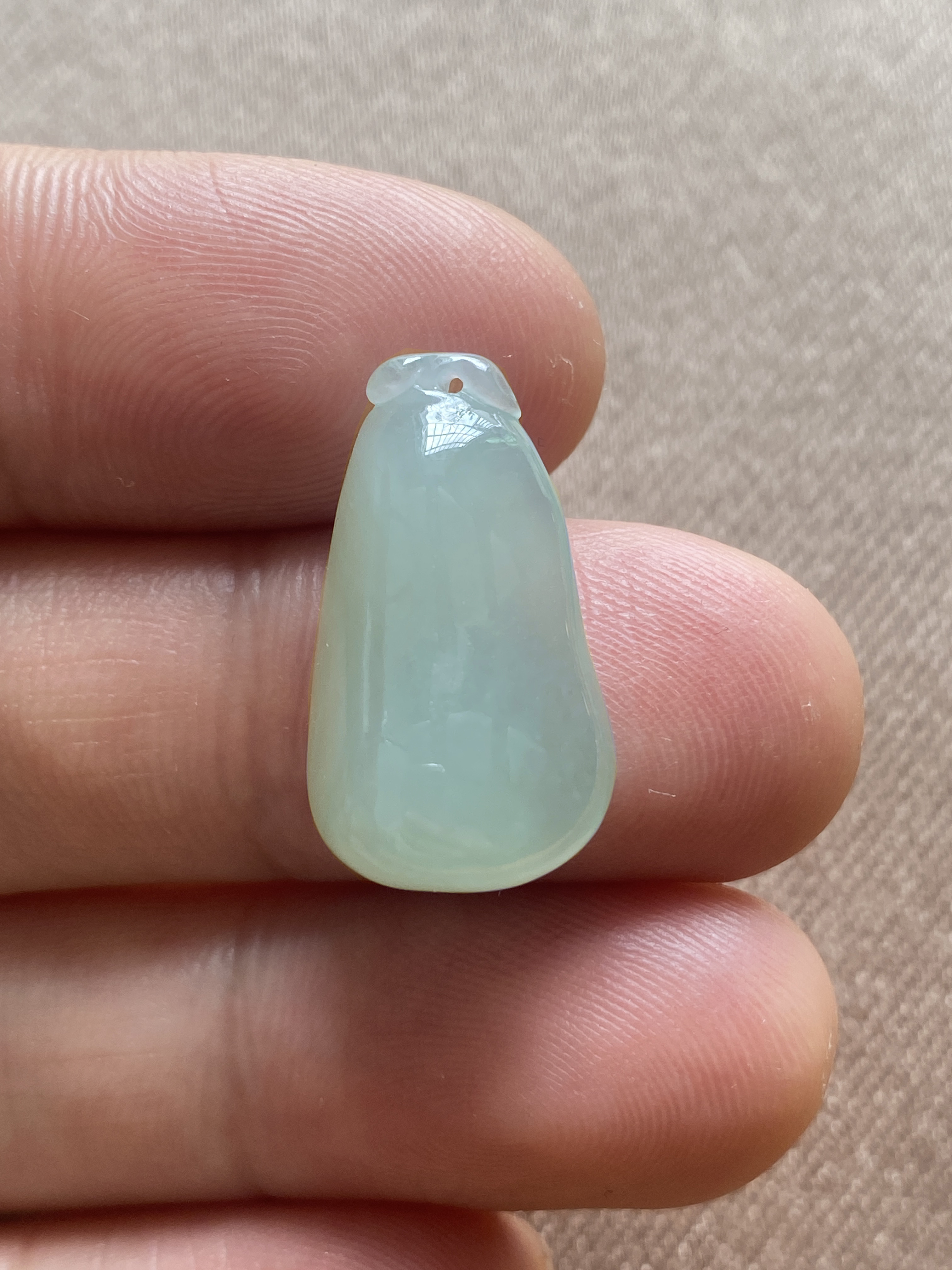  翡翠福瓜吊坠挂件翡翠天然缅甸A货