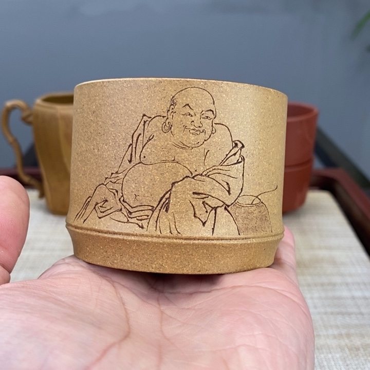 紫砂茶杯宜兴紫砂主人杯