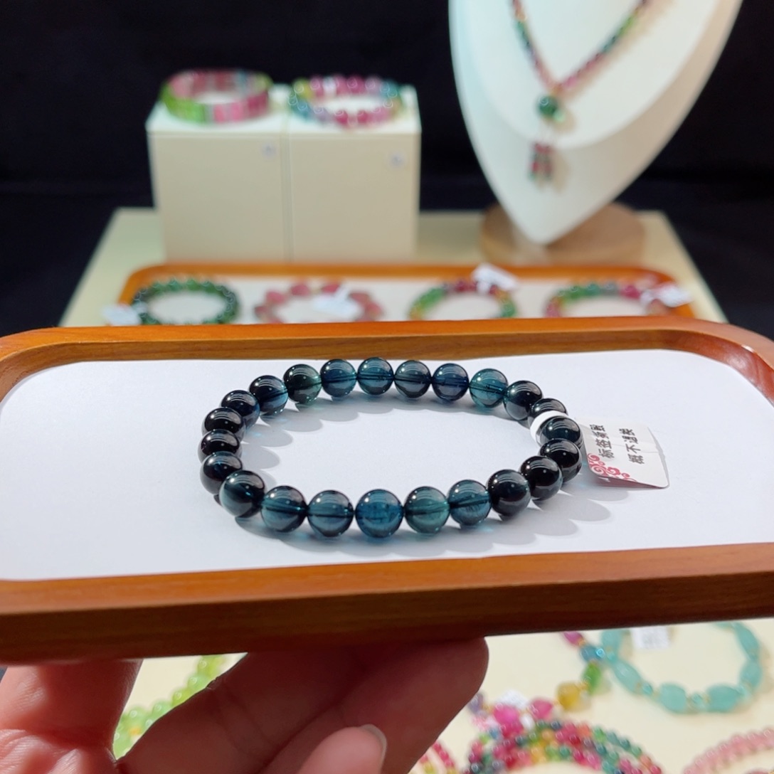 碧玺手串未镶嵌手串