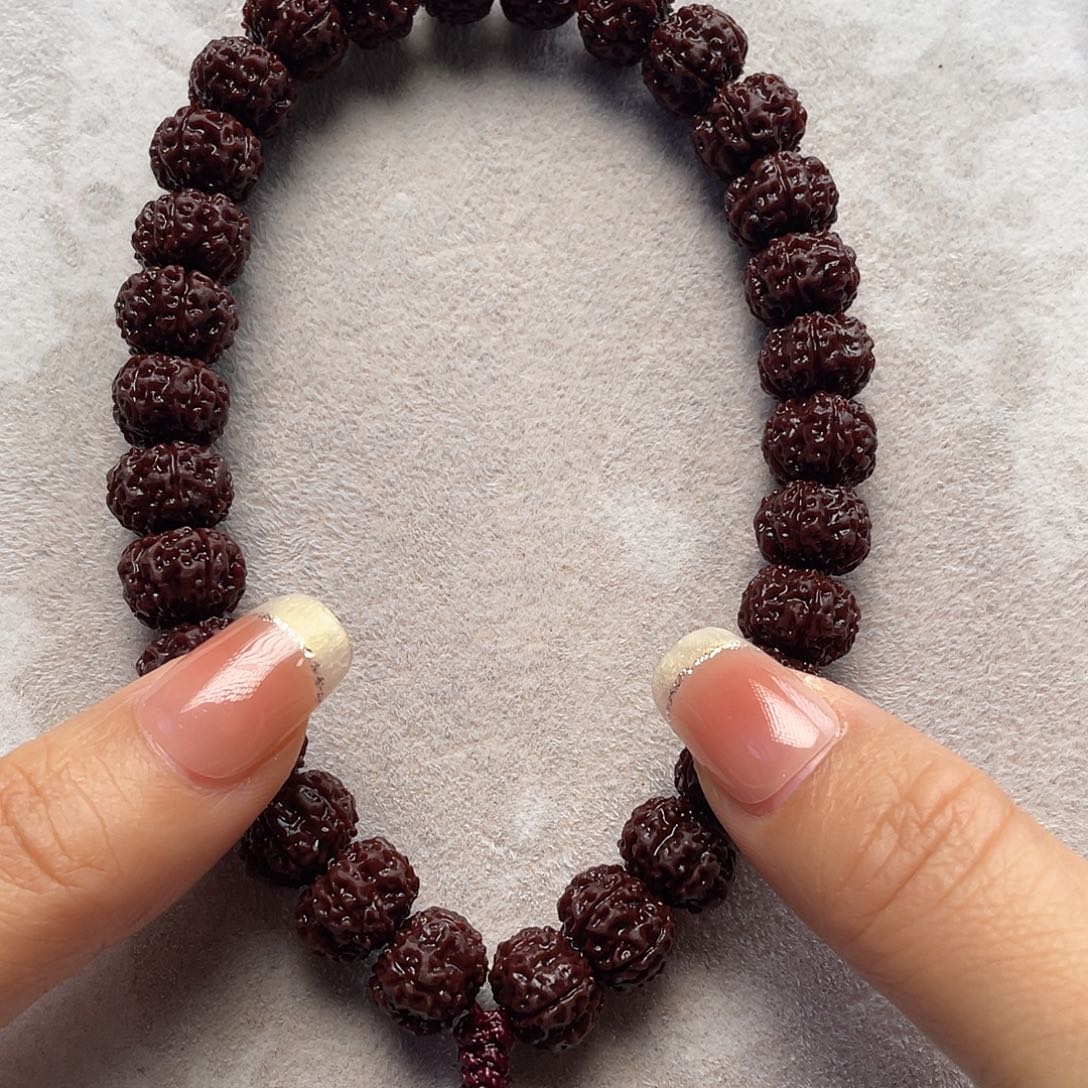 虾***击吊坠金刚菩提老树平细手持