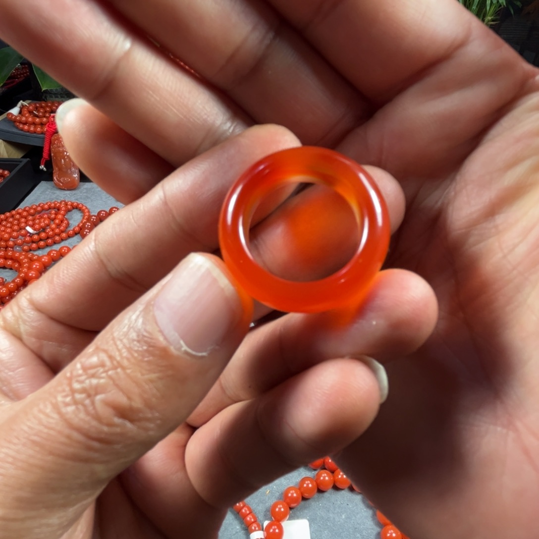 南红玛瑙手链未镶嵌鹤*