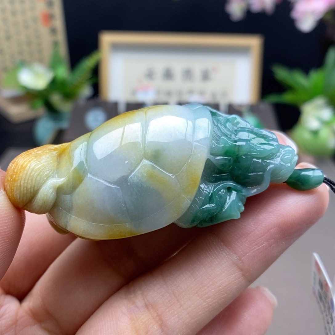 翡翠未镶嵌颈饰吊坠4