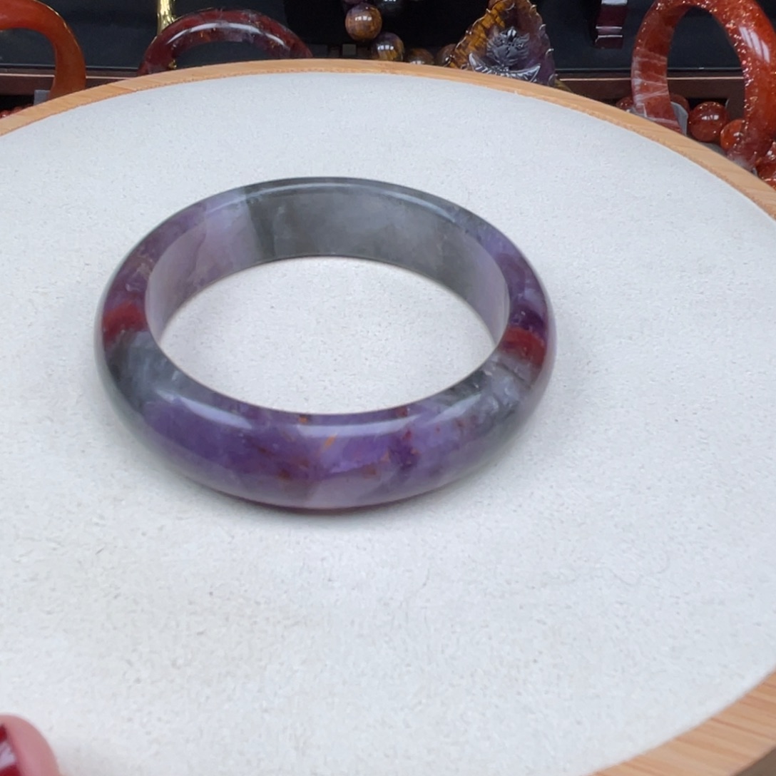 *****未镶嵌水晶手镯极光23四色手镯  53.97g