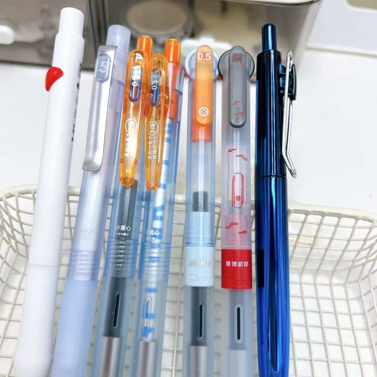 【黑墨/7支】J11德尔施体验低重心,软握,齿轮..掉封蜡不售后